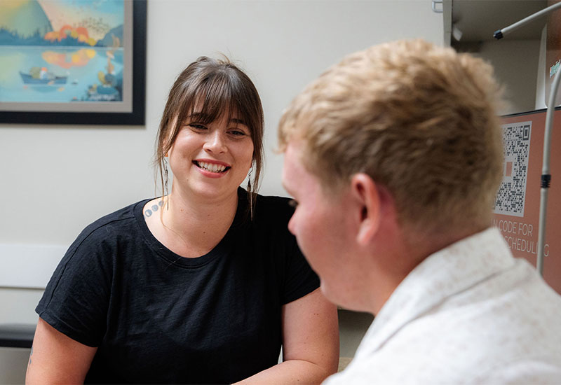father and two kids, behavioral health services